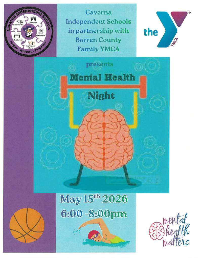 Brain cartoon lifting weights to symbolize strong mental health.