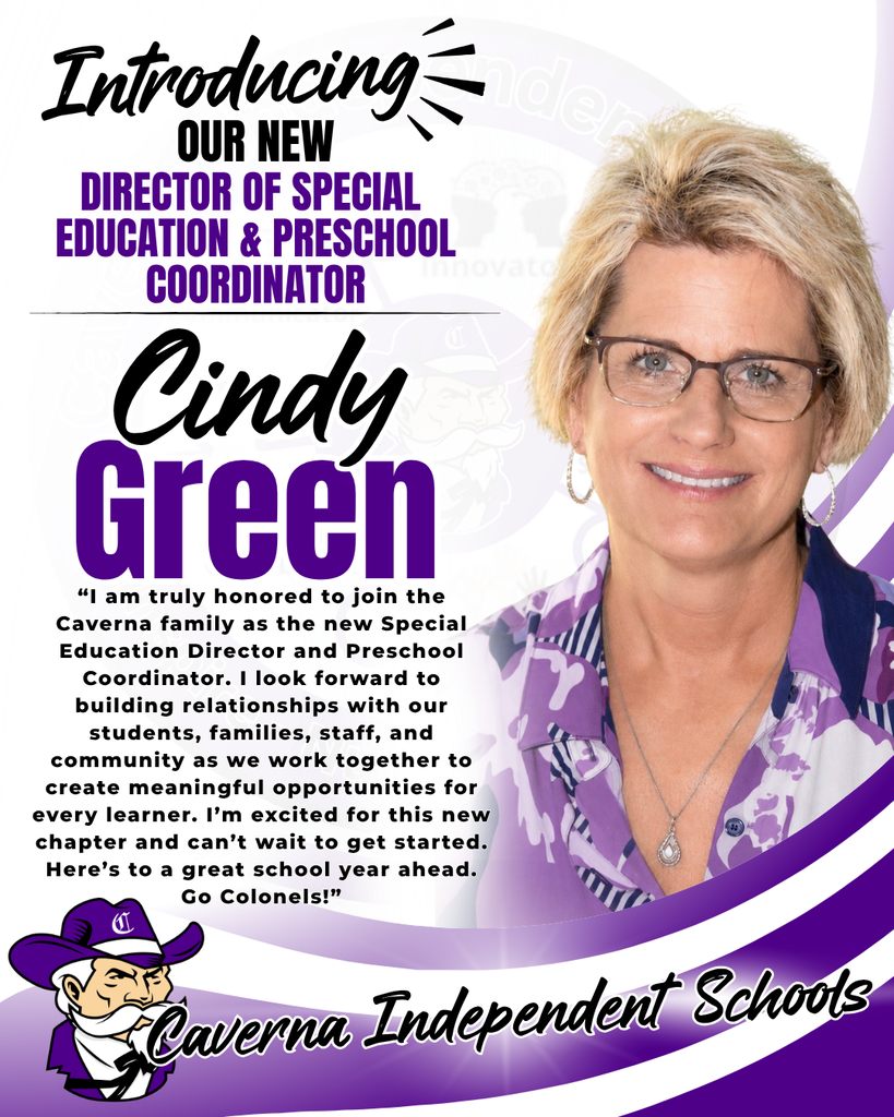 Cindy Green New Staff Announcement
