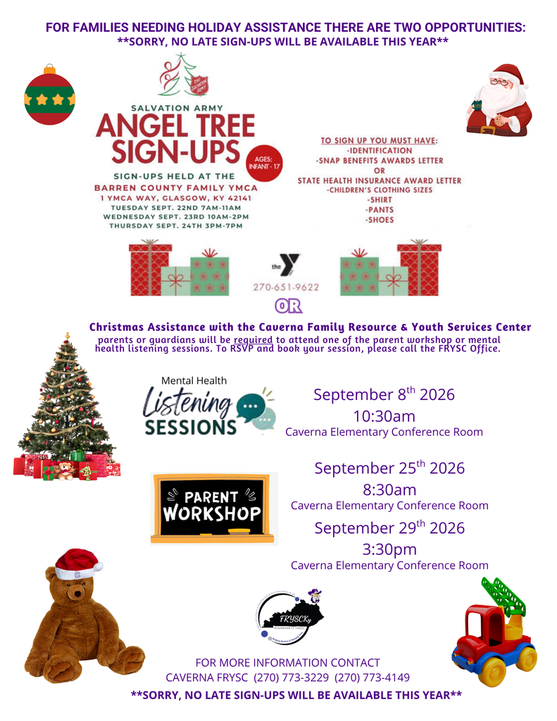 Caverna Holiday Assistance