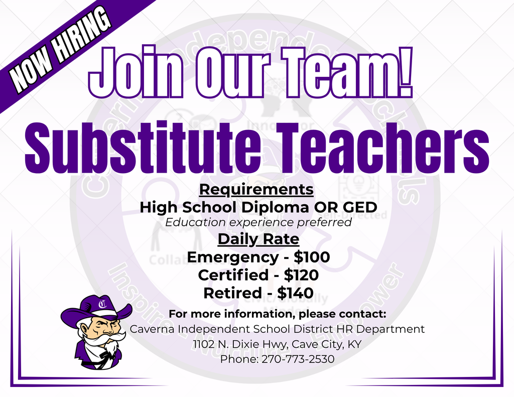 Substitute Teachers Wanted