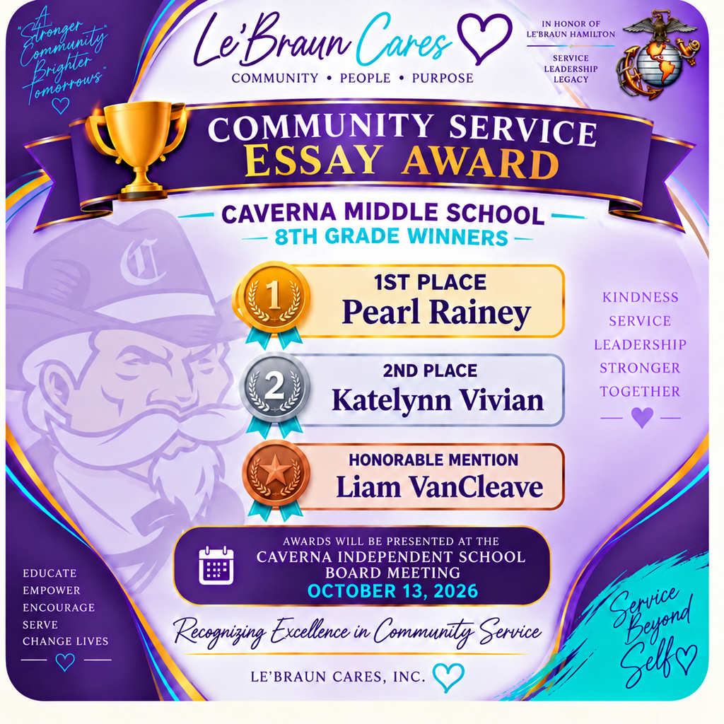 Community Service Essay Award Winners