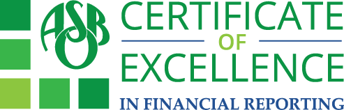 Certificate of Excellence ASBO