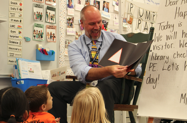 Doug reading
