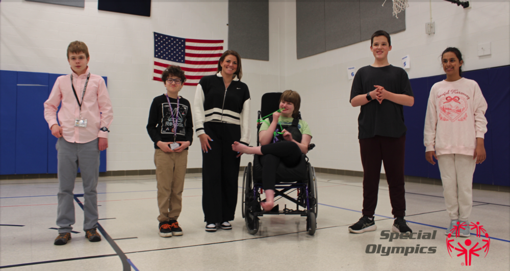 Special Olympic athletes