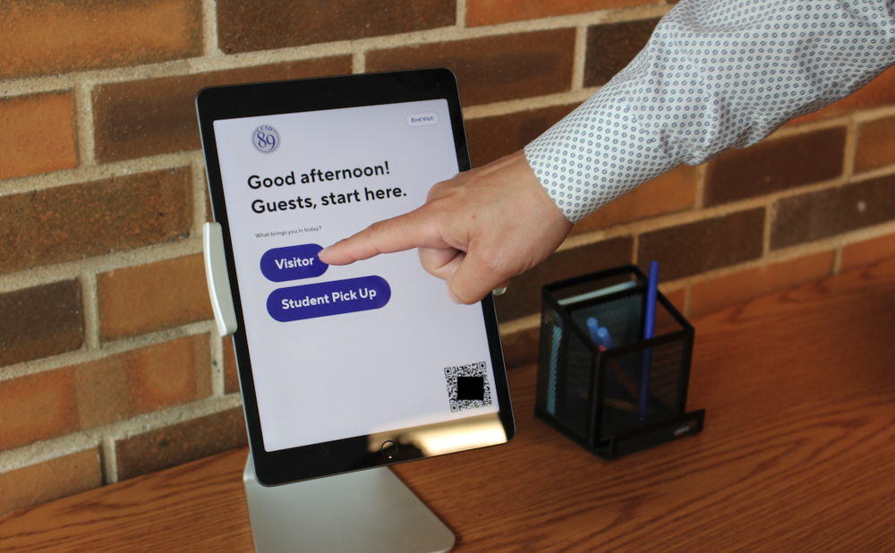 Verkada check in screen