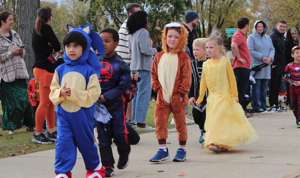 Student at Halloween