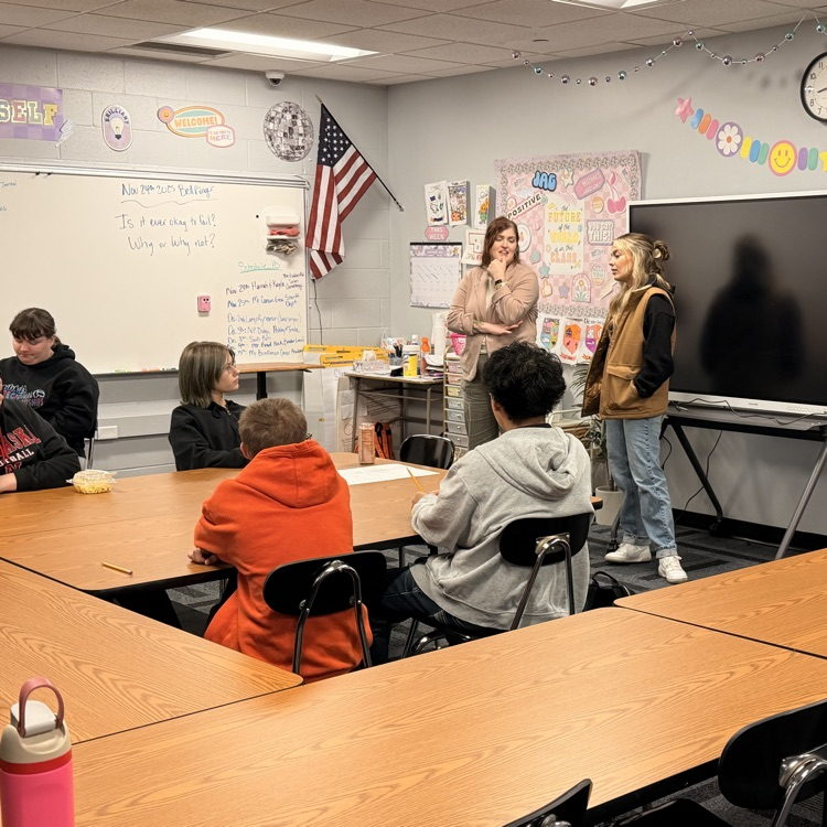 Hannah and Kayla guest speakers from the goldenrod salon