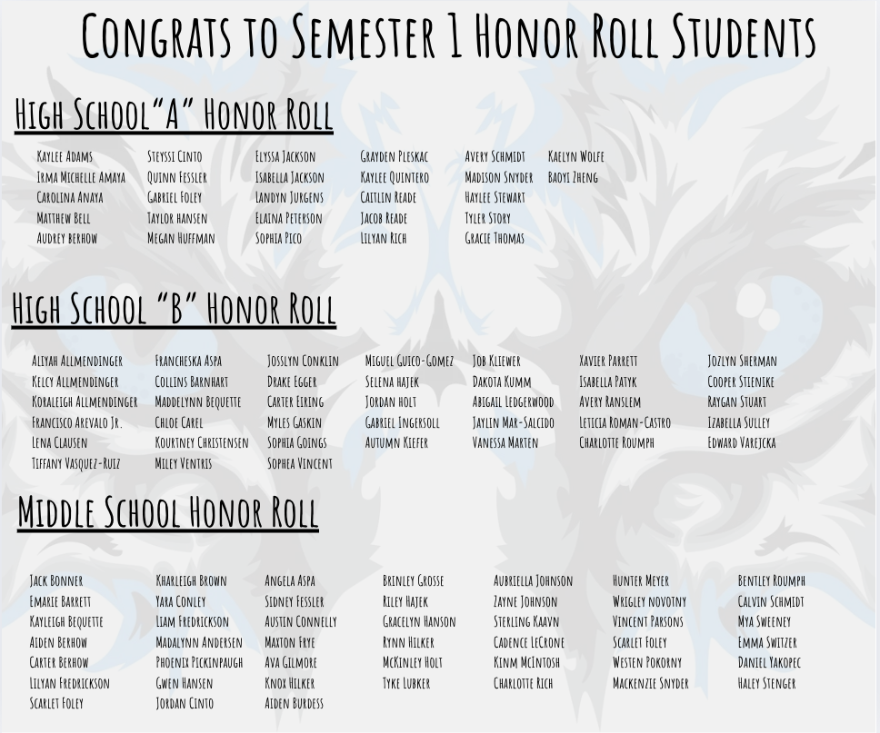honor roll