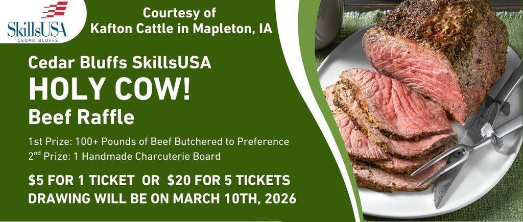 Skills USA beef raffle