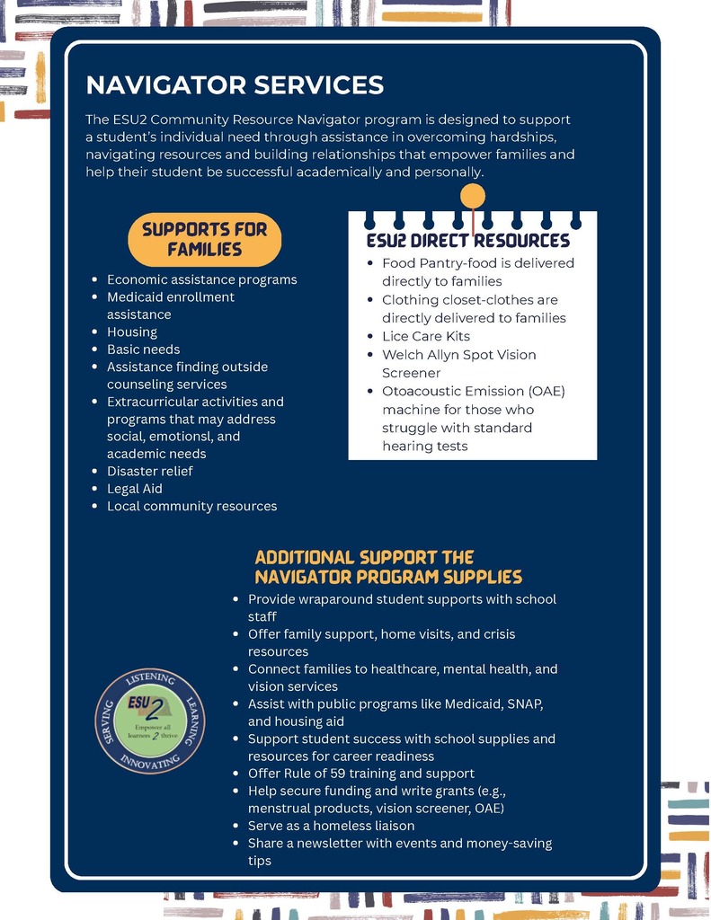 ESU 2 Navigator Services