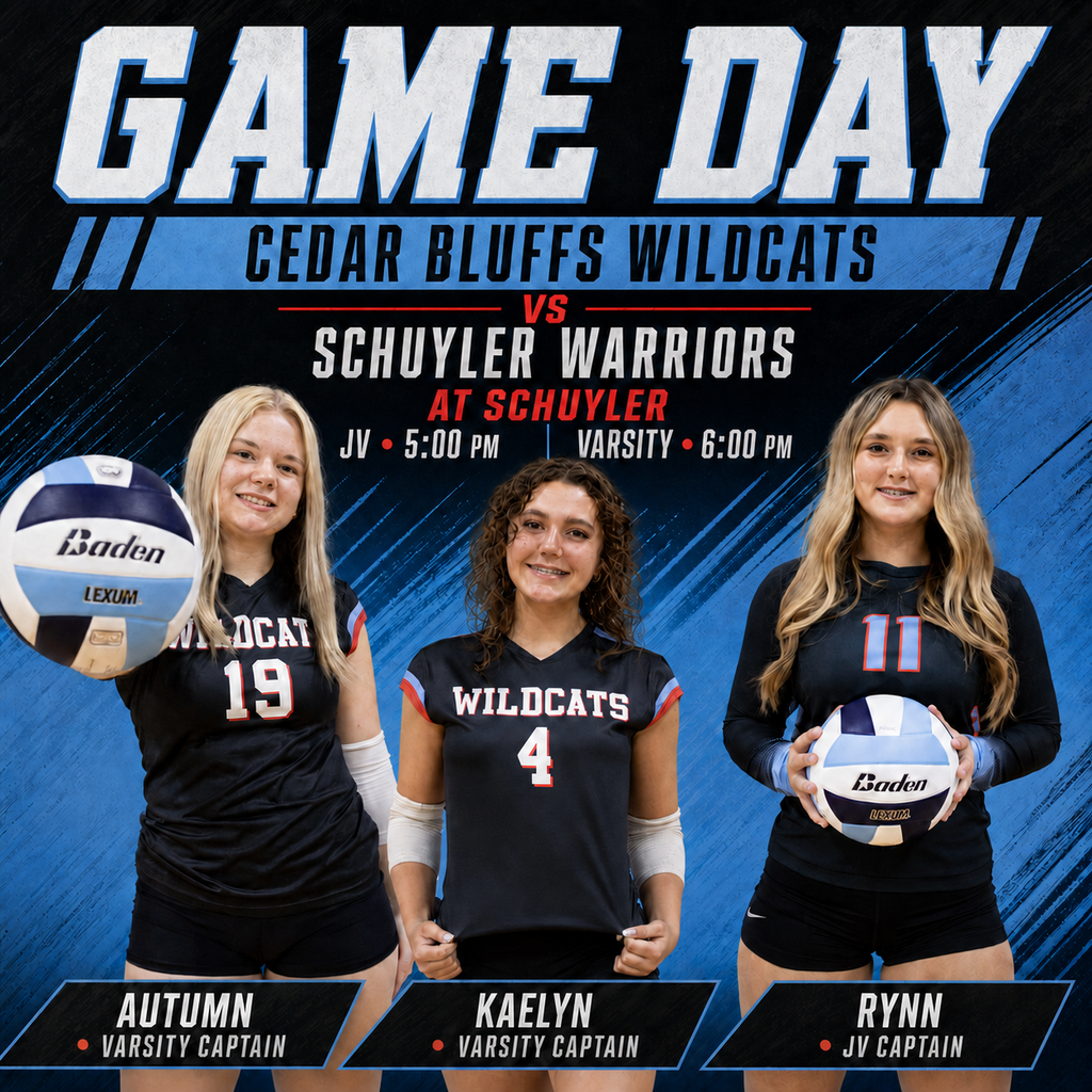 HS Volleyball @ Schuyler, 5:00 pm