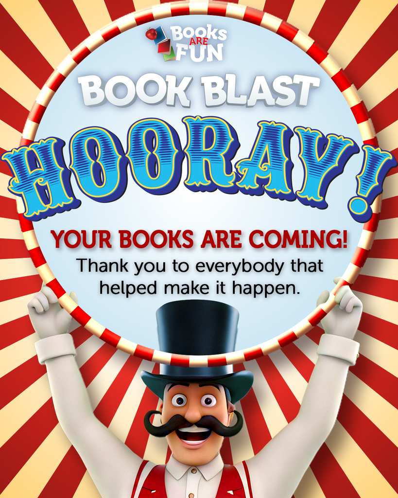 Book Blast Hooray: Your books are coming