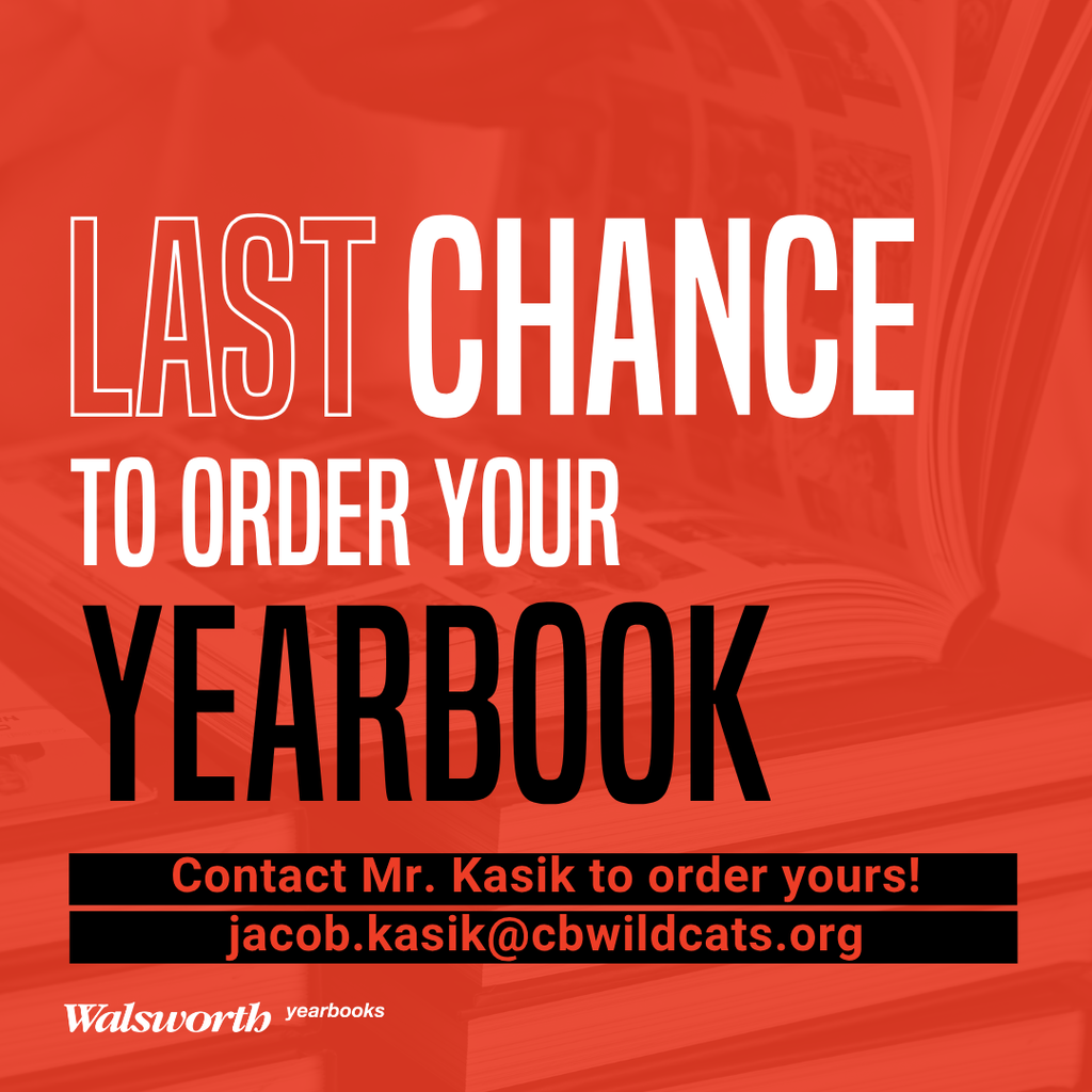 Last chance to order a copy of the 2025-26 yearbook