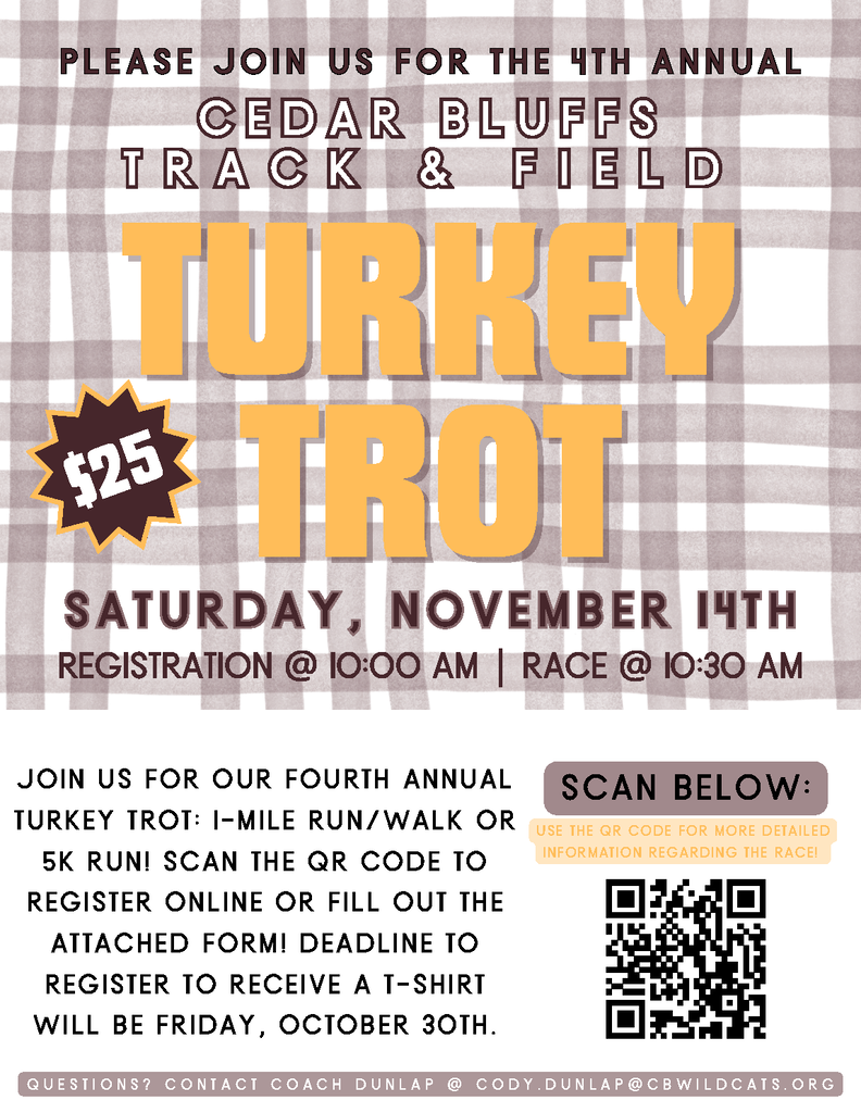 Turkey Trot 2026 Flyer