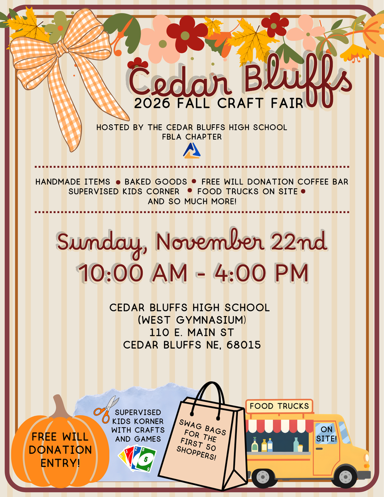 Fall Craft Fair Flyer 2026
