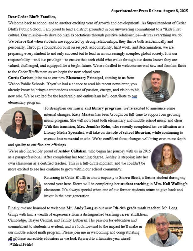 Press Release