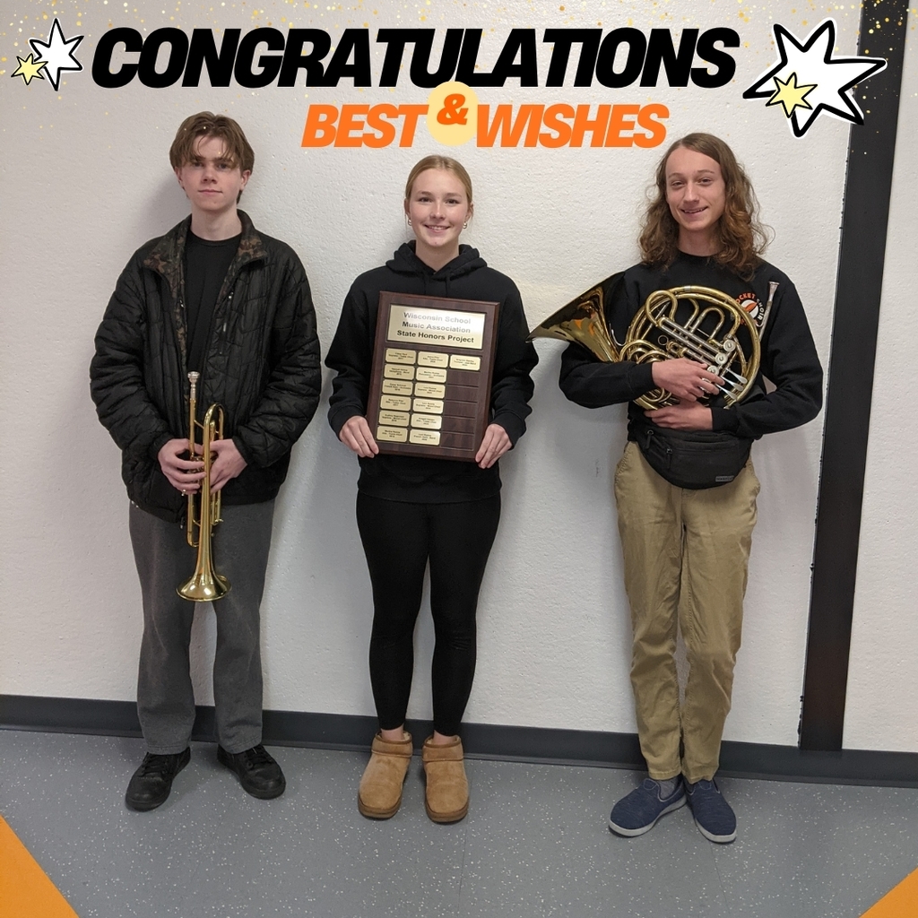 Congratulations & Best Wishes to musicians performing in WSMA State Honors Ensembles
