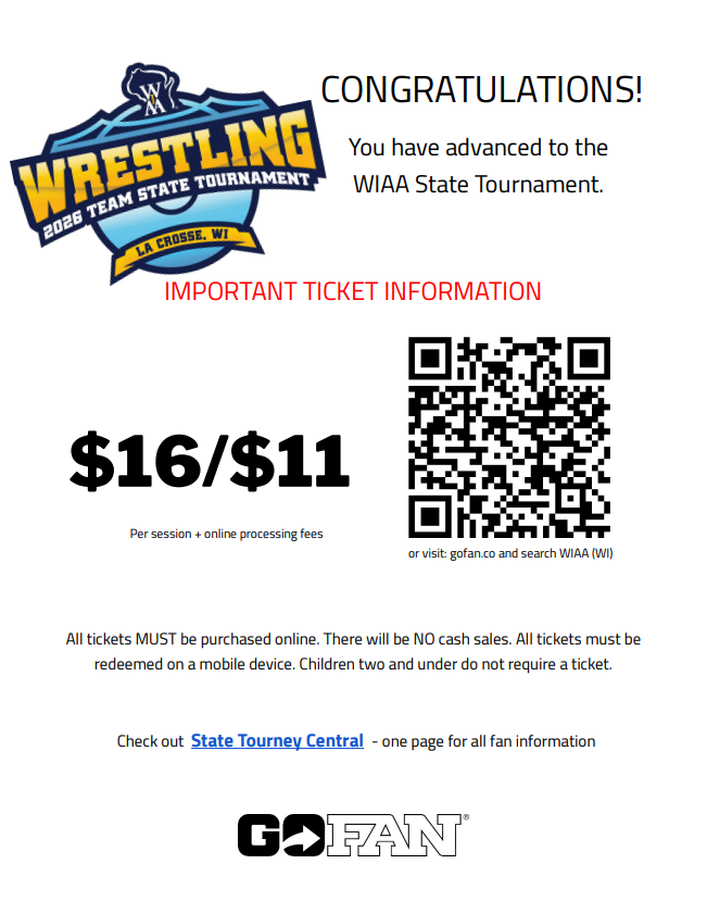 Wrestling Team Tickets