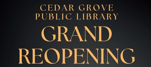 Cedar Grove Library Reopening