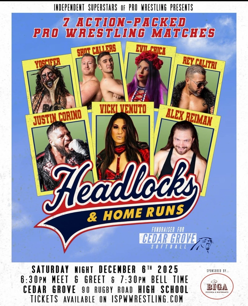 Headlocks and Homeruns Flyer