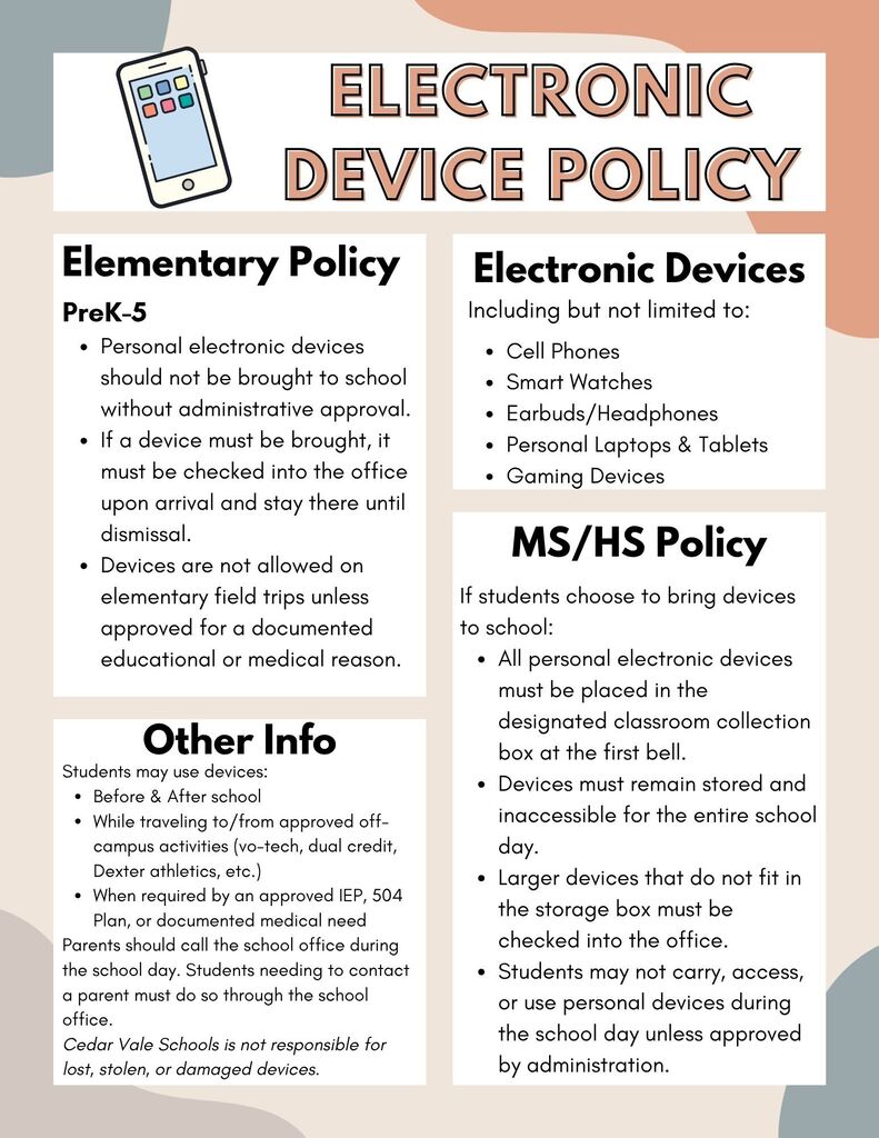 Electronic Device Policy