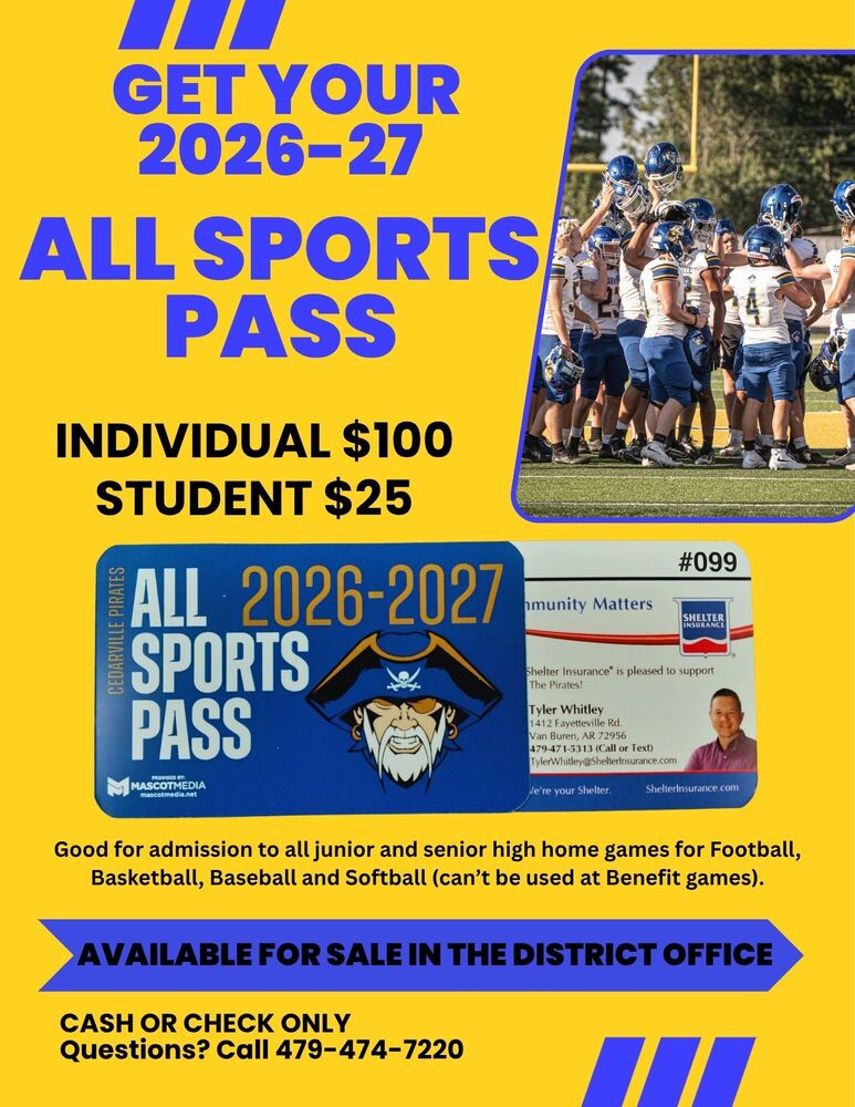 All sports pass information
