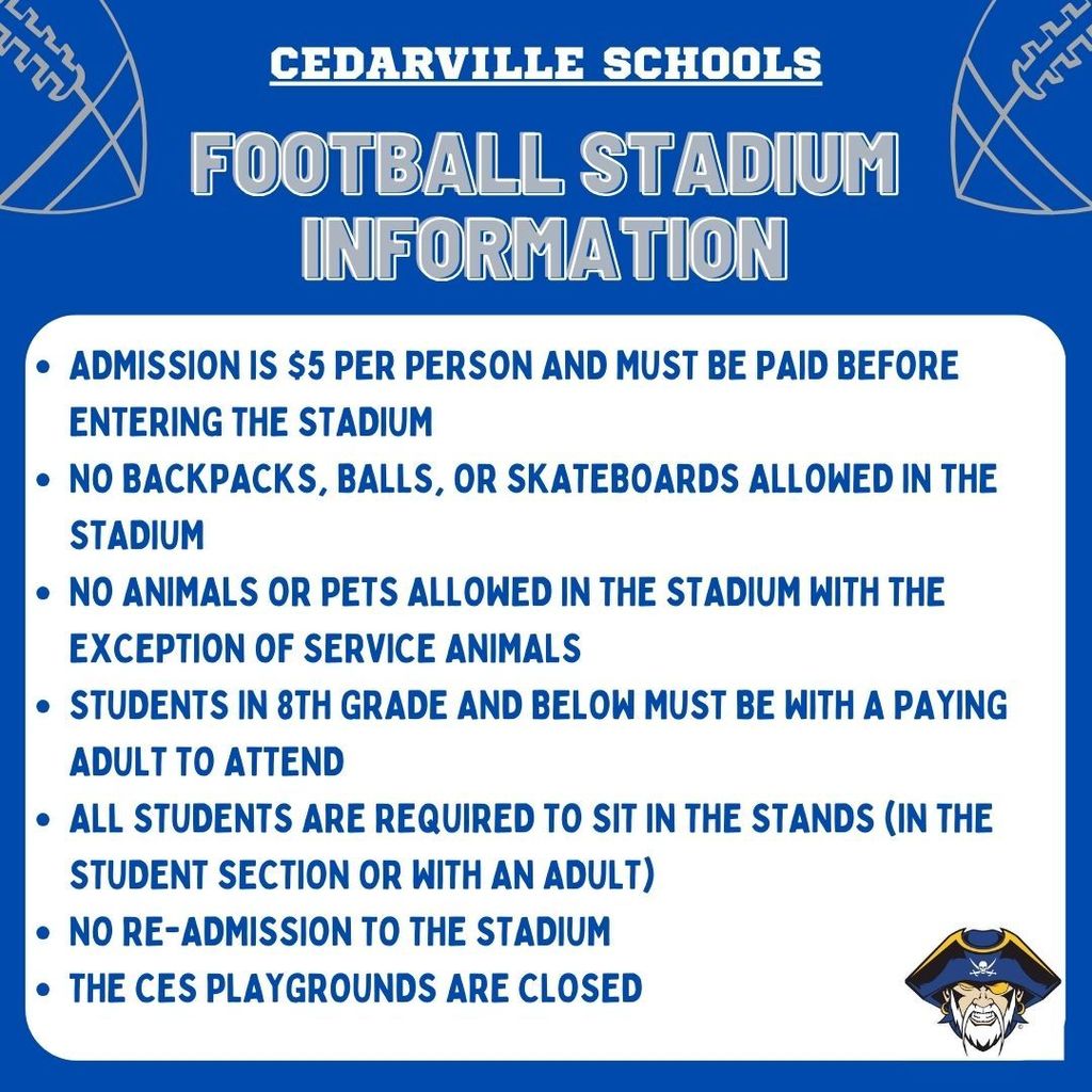 Stadium Guidelines