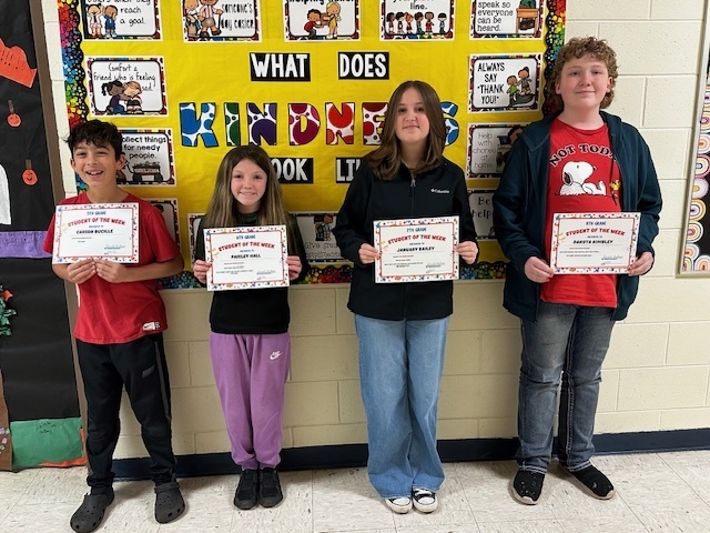Students of the Week 10/27-10/31