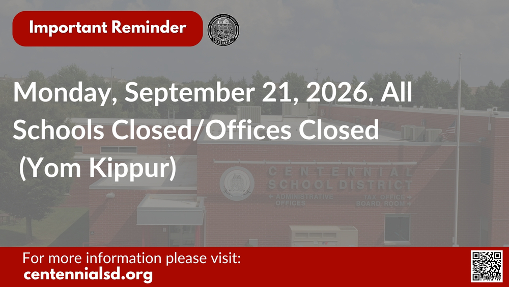 Monday, September 21, 2026. All Schools Closed/Offices Closed (Yom Kippur)