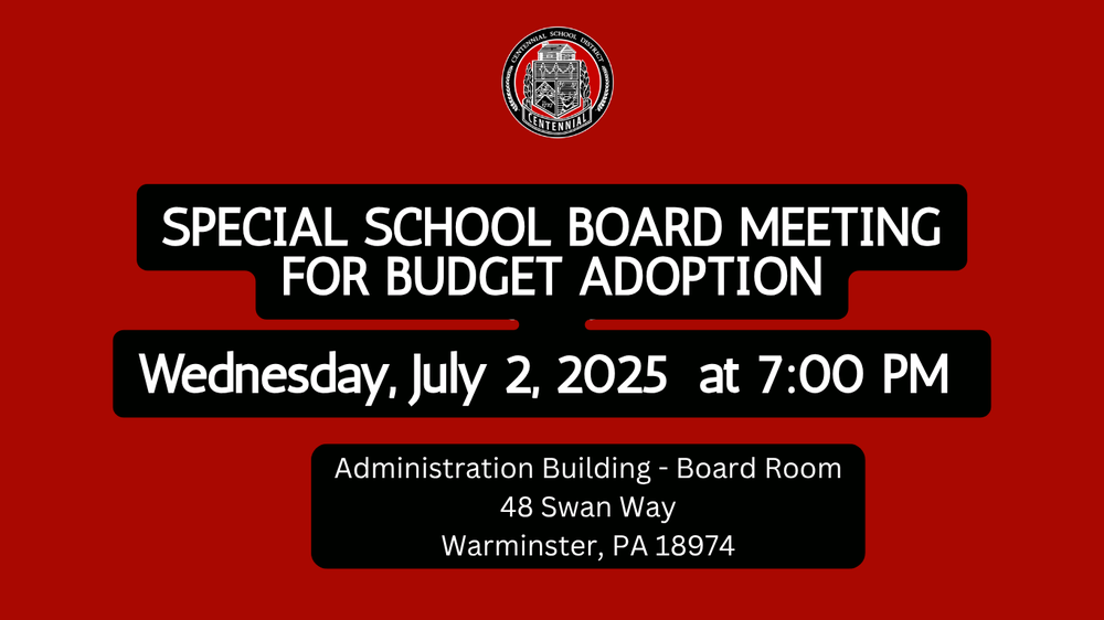 Special Board Meeting July 2, 2025