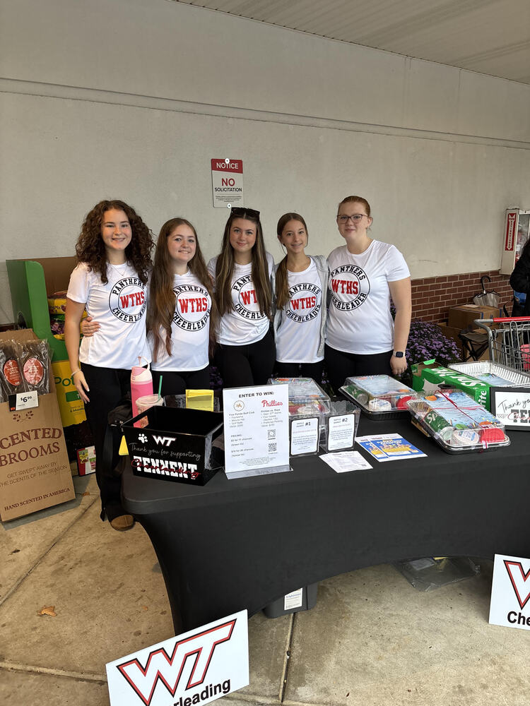 William Tennent Cheerleading Program Collects Over 750 Pounds of Food for Local Families in Need