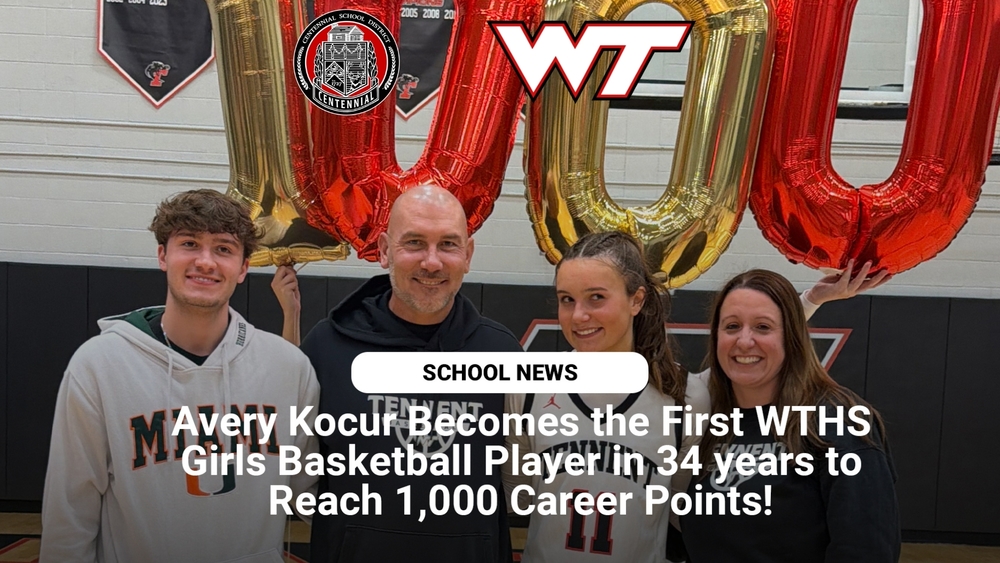 Avery Kocur Becomes the First WTHS Girls Basketball Player in 34 years to Reach 1,000 Career Points