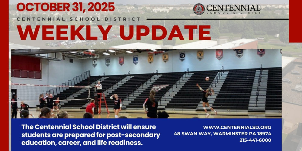 CSD Weekly Update - October 31, 2025