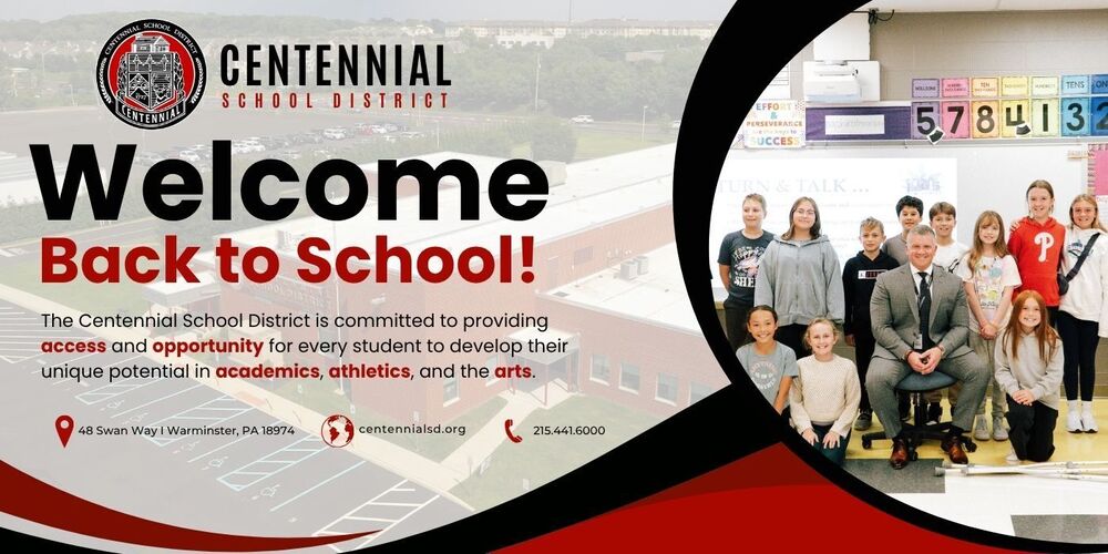 Welcome back to school from the Centennial School District