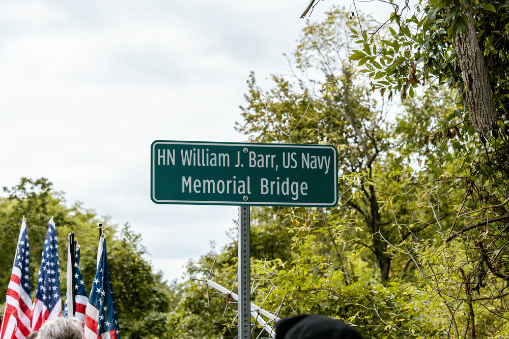Community Honors Legacy of Hospitalman William James Barr