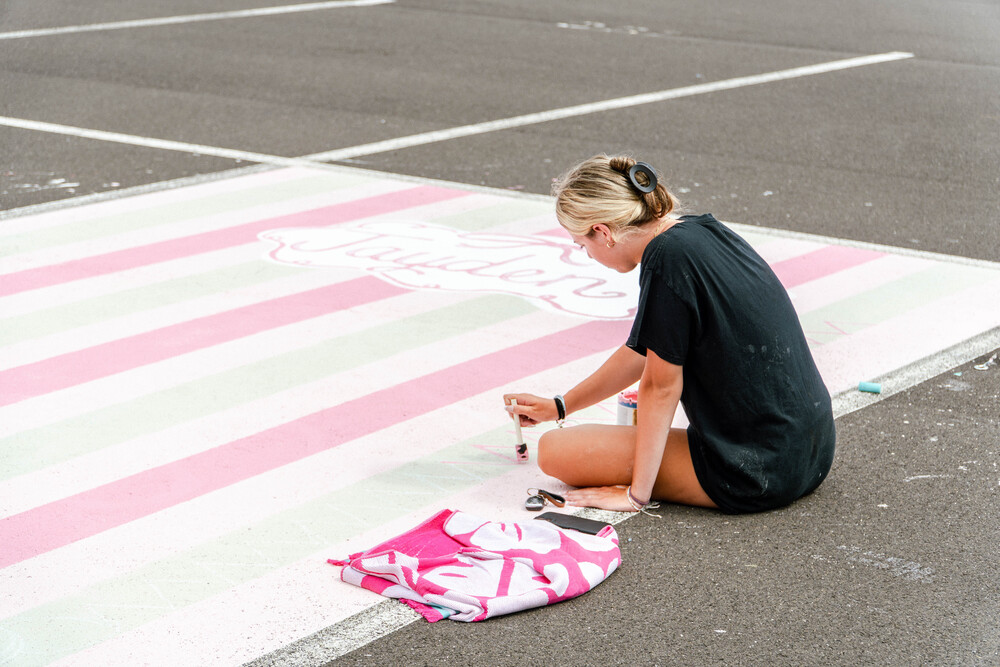 WTHS Seniors Leave Their Mark at Annual Park and Paint Event