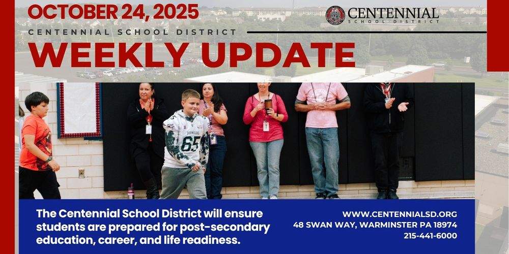 Cover  graphic for the CSD Weekly Update for October 24, 2025