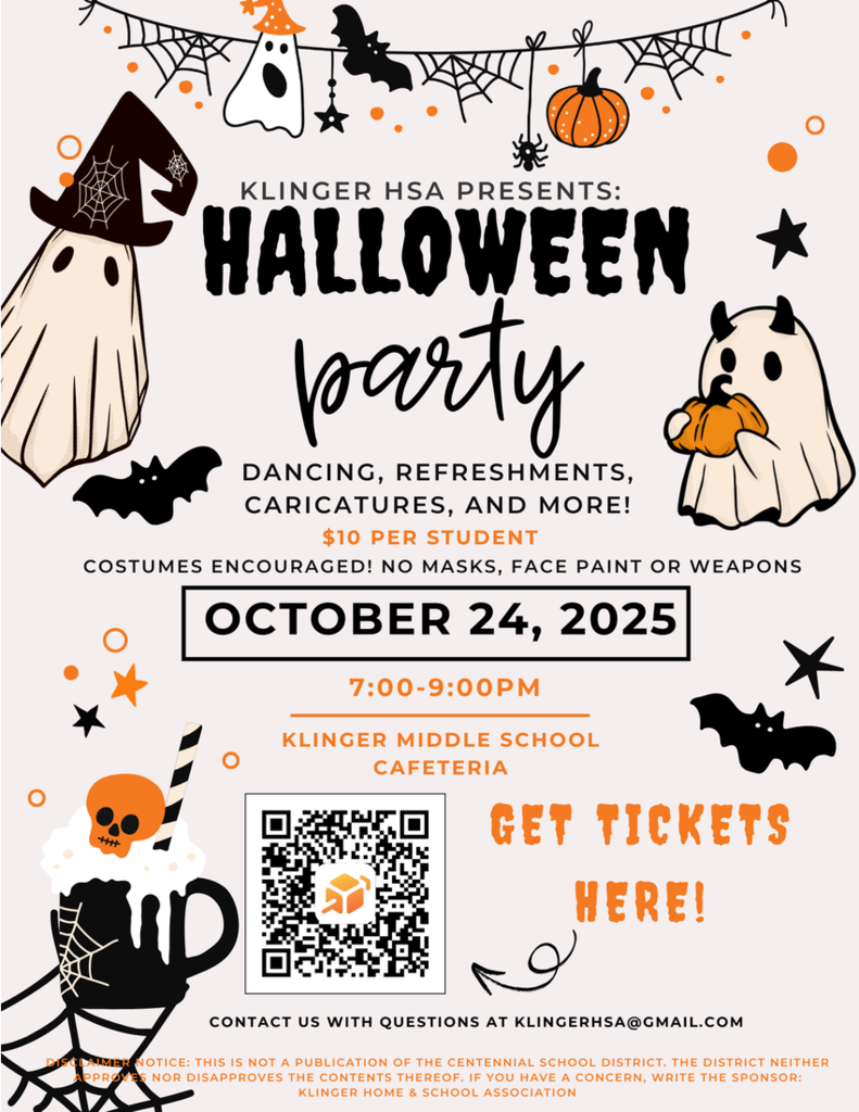 HSA Halloween Party Flyer