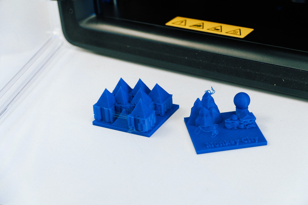 Photo of 3D printer ecosystems by Willow Dale students