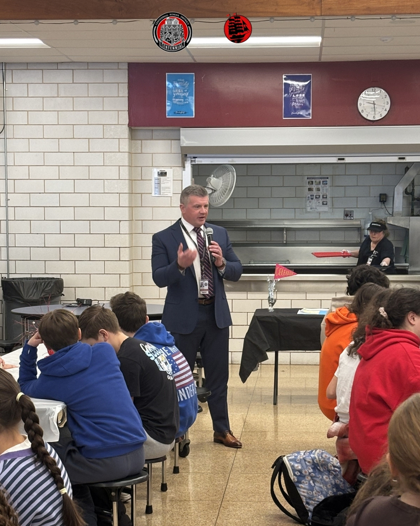 Klinger students and CSD superintendent celebrating their achievements