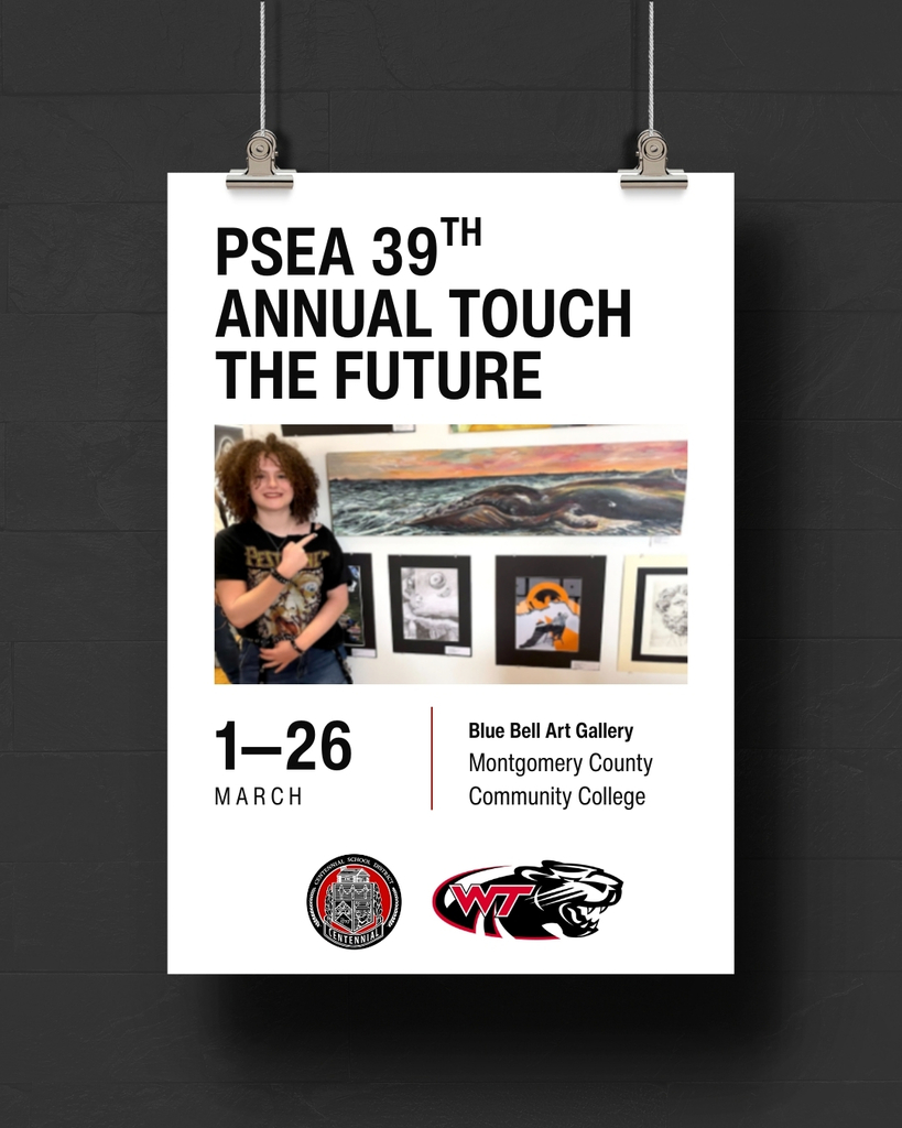 PSEA 39th Annual Touch the Future juried art competition  including WTHS art students 