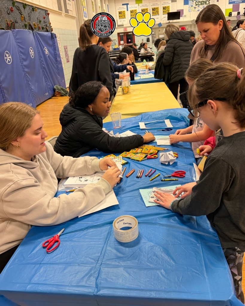 William Tennent students volunteering at the annual Dr. Seuss Night