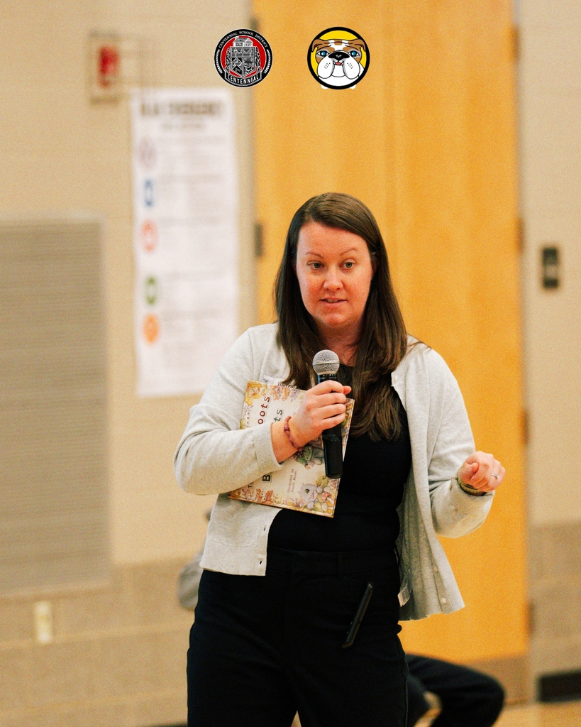 Author, Brittany Phillips, visiting McDonald Elementary