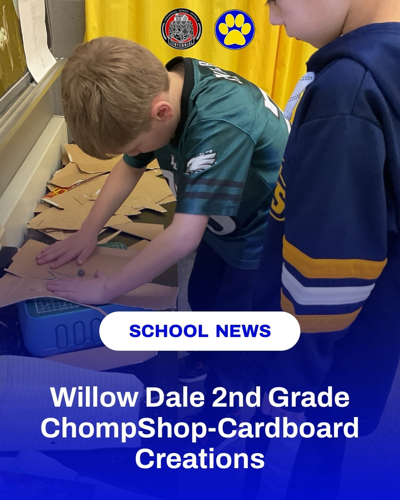 Willow Dale 2nd grade chompshop-cardboard creations