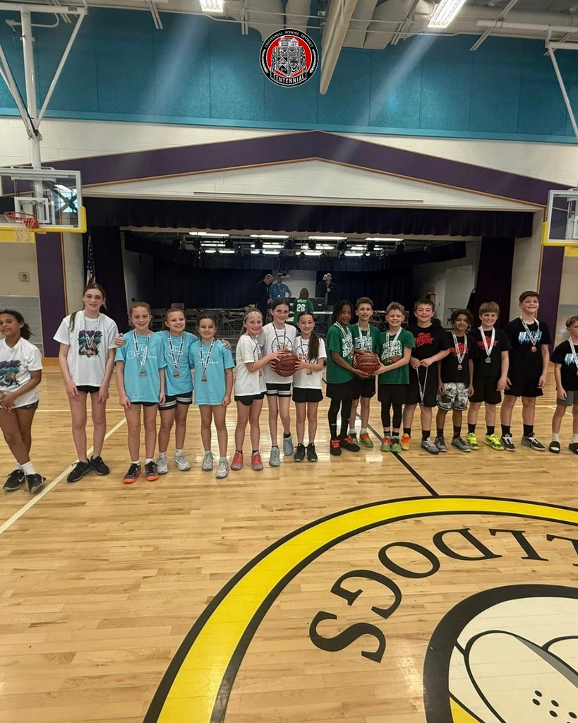 Centennial School Dsitrict participating in their March Madness games