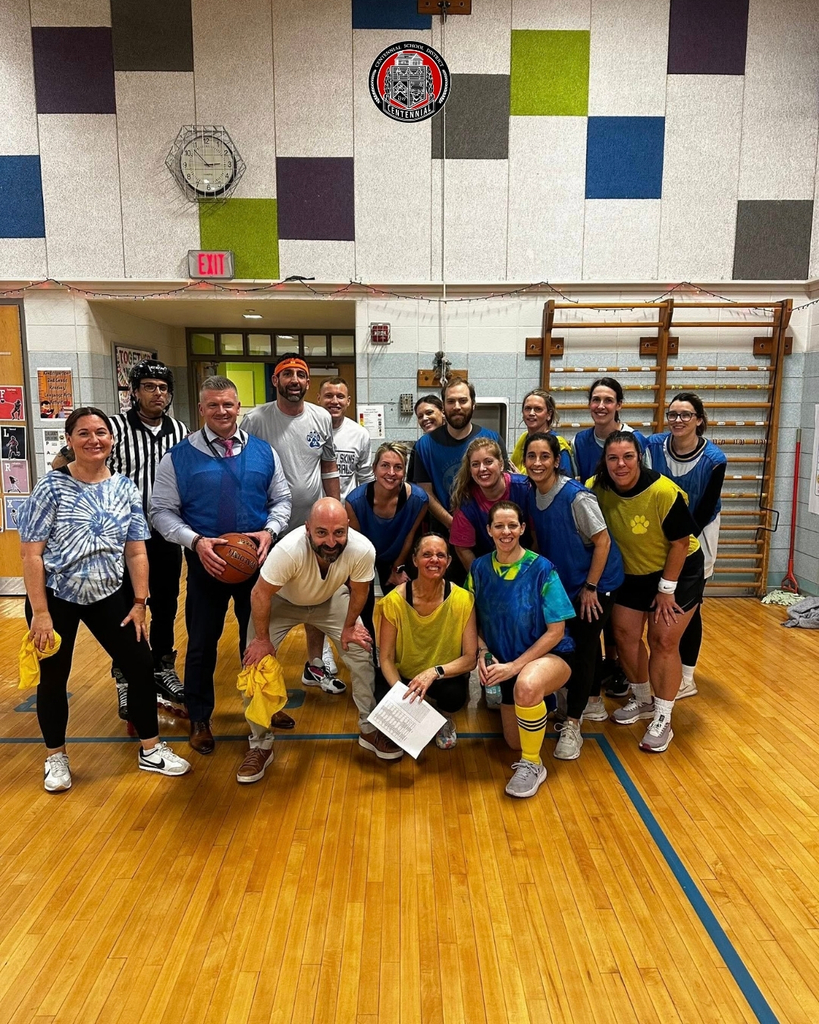 Centennial School Dsitrict participating in their March Madness games