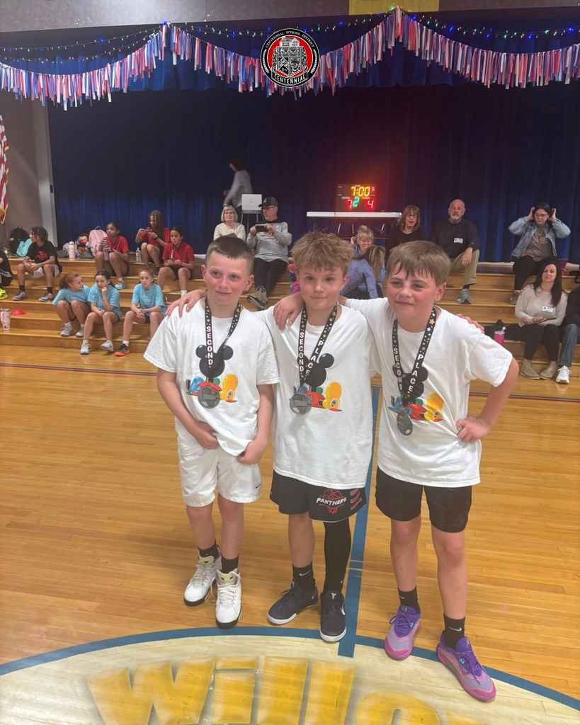 Centennial School Dsitrict participating in their March Madness games