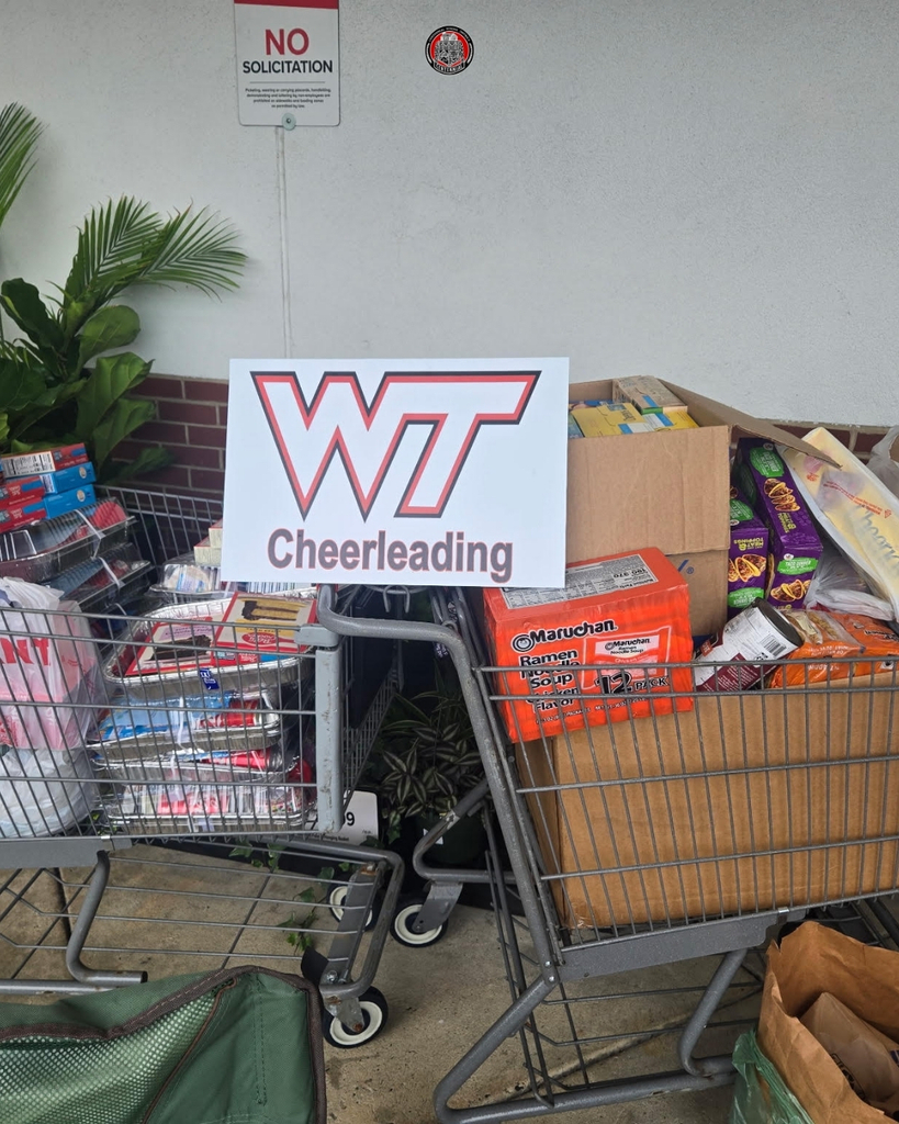 William Tennent Cheerleading Program Collects Over 750 Pounds of Food for Local Families in Need