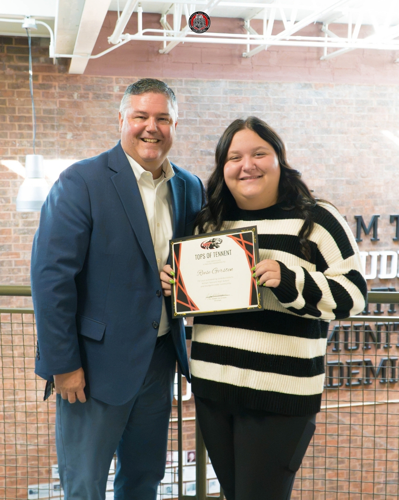 September "Tops of Tennent" Students Recognized