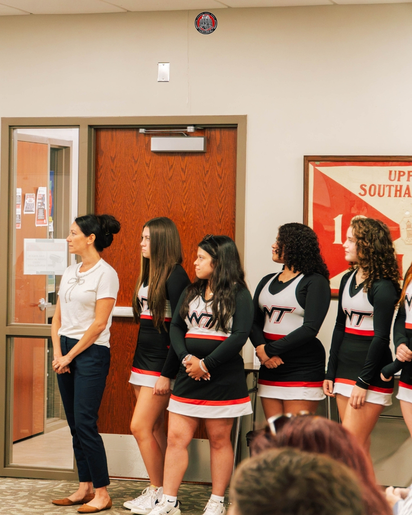 WTHS Cheerleaders Honored at School Board Meeting for Food Drive Success